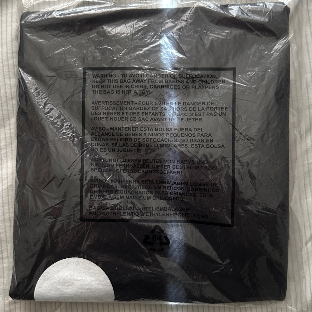 Stussy Black and White Short Sleeve Tee - Picture 4 of 4